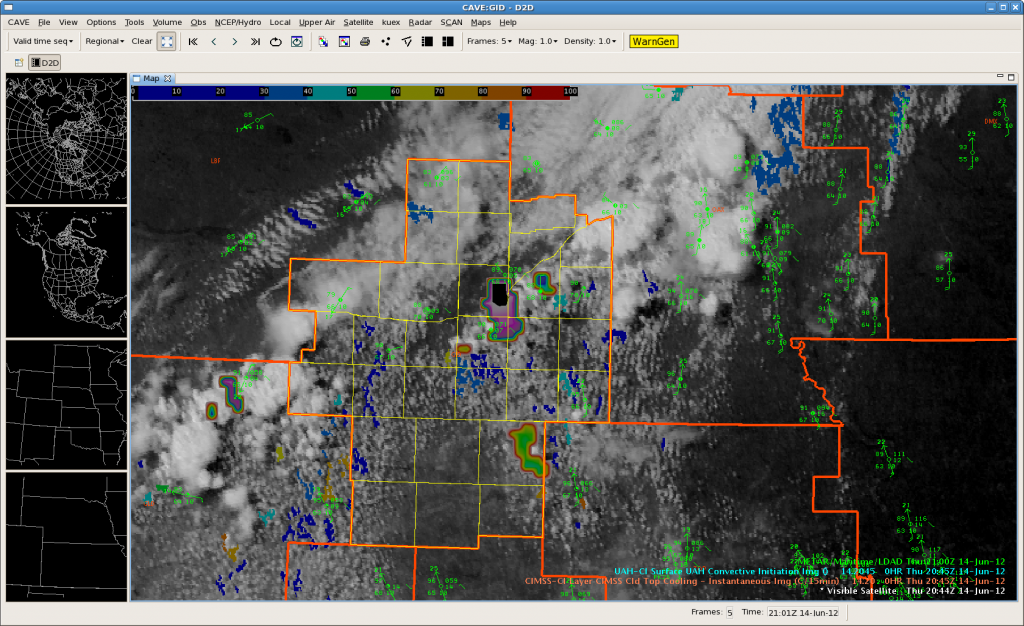 GID Update…Potential for Strong Storms Hall County and East Over the