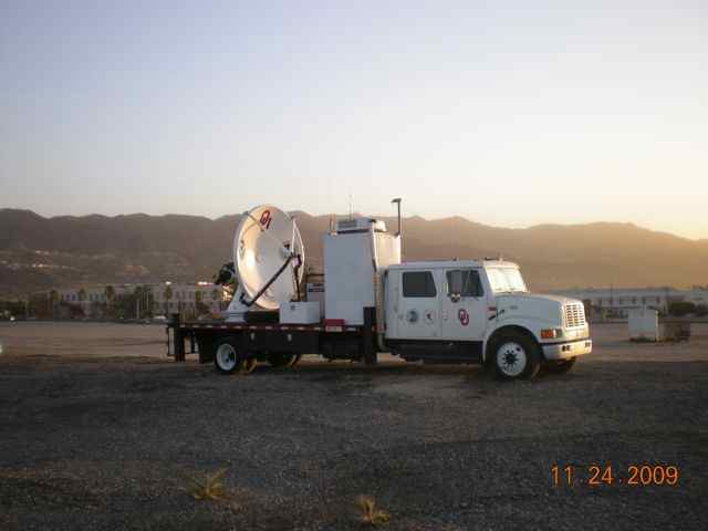 Mobile radar collects data for debris flow experiment