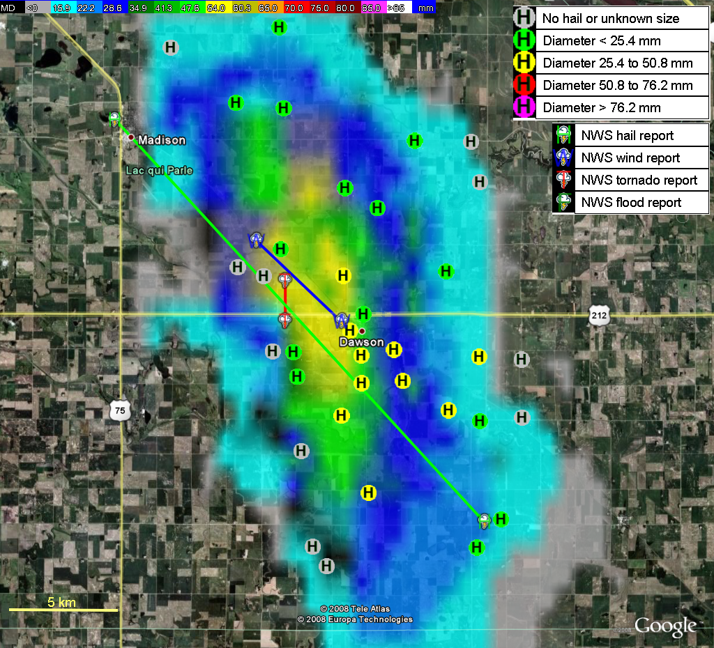 Valuable severe weather dataset collected by students