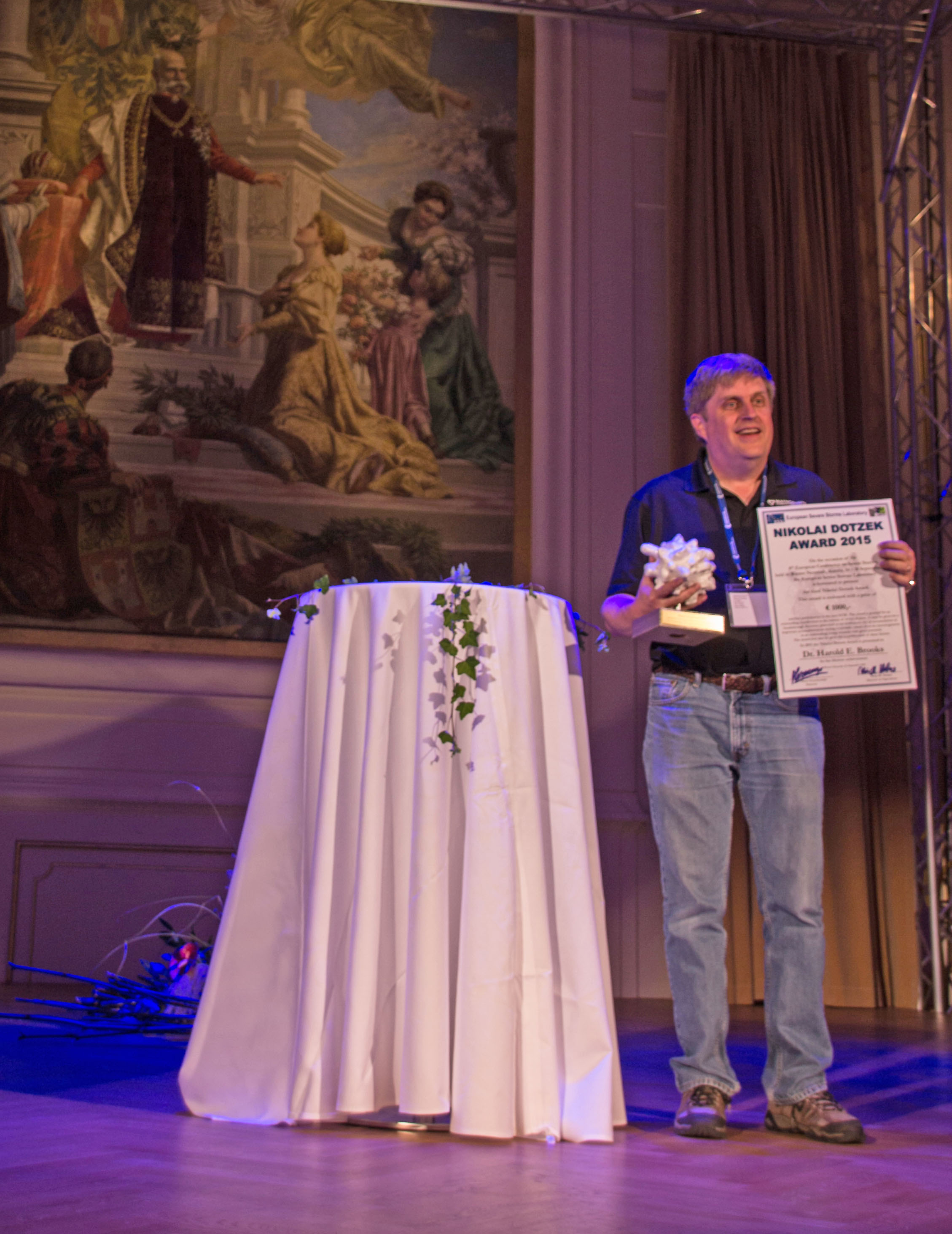 NSSL's Harold Brooks Receives Nikolai Dotzek Award