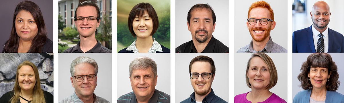 Two rows of headshot photos of people.